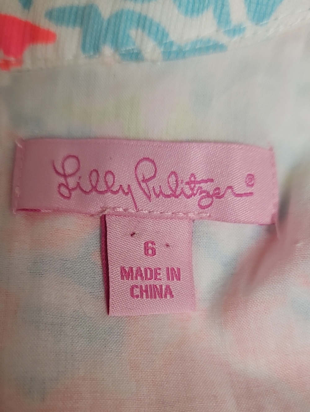 Lilly Pulitzer Pink Label Dress Lobster Print Dress - Picture 4 of 4